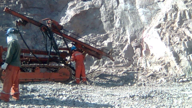 Muestreo Pozo de tronadura